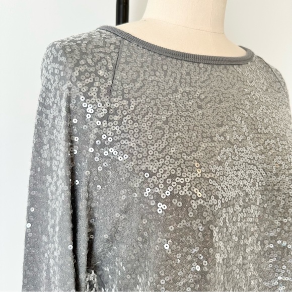 Express Sequin Raglan Sweater - Picture 2 of 7